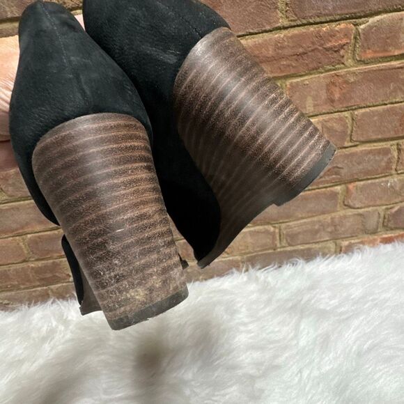 Lucky Brand Women’s Black Jaxy Open Toe Wedge Sandal Size 7.5 - Picture 10 of 10